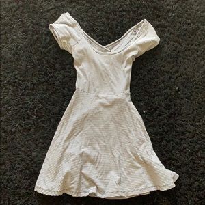 Black and white striped Brandy Melville dress